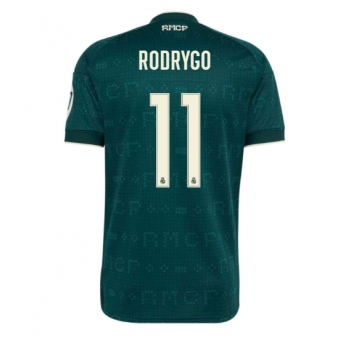 Real Madrid Rodrygo Goes #11 Maglia Gara Trasferta Repliche 2026-27 Maniche Corte
